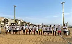 Commercialisti della provincia di Ragusa in spiaggia con il beach tennis