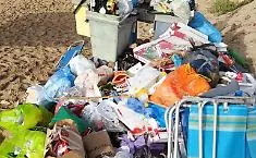 Rifiuti abbandonati a Caucana e a Casuzze,