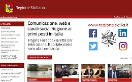Regione Siciliana &egrave; la pi&ugrave; social: il suo portale web al secondo posto in Italia