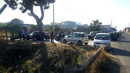 Operai bloccano accesso cantiere a Sferro