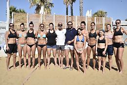 Allenamenti sulla sabbia dell'Aquaselz per la Seap Dalli Cardillo Aragona