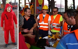 Messina, il sindaco si traveste per un blitz di controllo in un cantiere