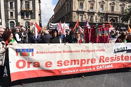Festa della Liberazione, le foto del corteo a Catania