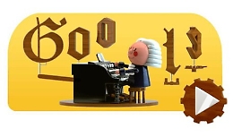 Google dedica doodle a Bach: ciascuno pu&ograve; creare melodia personalizzata