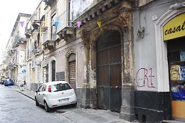 Catania, crolla solaio in via Santissima Trinità, ferita una donna