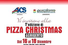 L'Aics di Agrigento presenta la prima edizione della "Pizza Christmas Agrigento 2019"