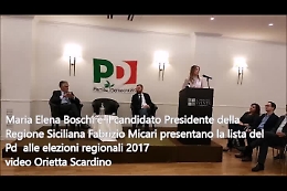 Maria Elena Boschi a Catania: &laquo;Micari &egrave; unica vera novit&agrave;&raquo;