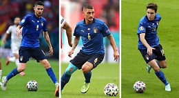 Jorginho, Verratti e Chiesa: i tre punti fermi di Mancini per la finale