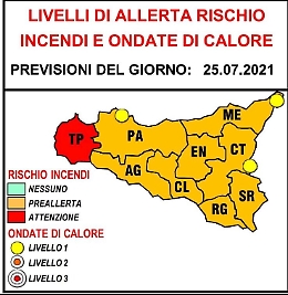 Ondate di calore e rischio incendi: domenica di allerta in tutta la Sicilia
