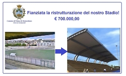 Finanziati i lavori dello stadio Comunale