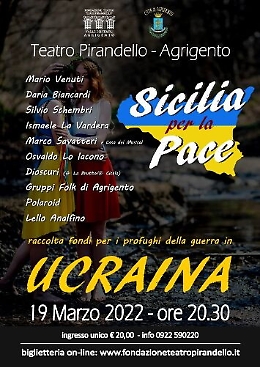 Agrigento, concerto di solidariet&agrave; al Pirandello