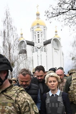 Ursula Von der Leyen a Bucha
