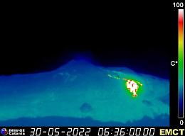 Etna, un'altra bocca effusiva si &egrave; aperta nella notte nella Valle del Bove a quota 2800
