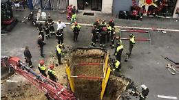 Incastrato nel tunnel, il flop della banda del buco, liberato dopo 8 ore