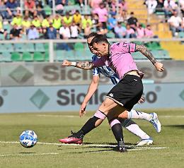 Brunori trascina il Palermo, 2 a 1 alla Spal e i play off sono a un passo