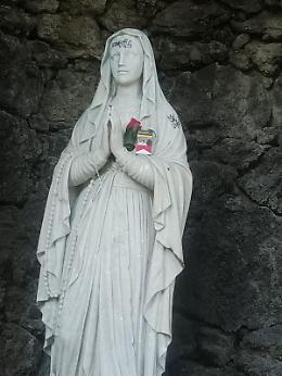 Catania: violata statua della Madonna