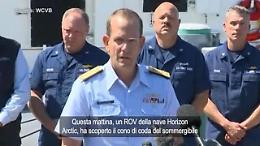 La coda del sommergibile scomparso a 1.600 piedi dalla prua del Titanic, detriti compatibili con «perdita di pressione»