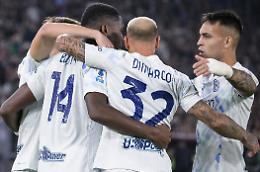 Serie A: l'Inter vince a Roma a conquista la vetta della classifica