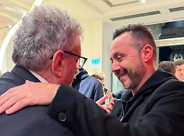 Due ex del Palermo s'abbracciano: Perinetti e De Zerbi, incontro a Milano