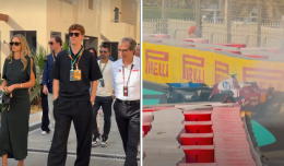 F1, al gran finale c'è anche Sinner con la fidanzata Laila