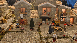 Il presepe artistico meccanico di Blufi: luci, movimento e tradizione nelle Madonie