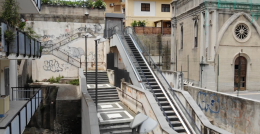 Messina, scale mobili di via Peculio Frumentario: 800 mila euro mai entrati in funzione, ora monumento allo spreco