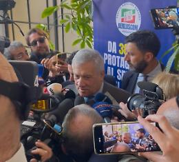 Caso Mancuso, Tajani a Palermo: &laquo;Non c'&egrave; una questione morale in Forza Italia, per me vale la presunzione d'innocenza&raquo;