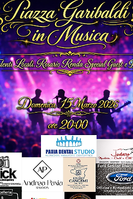 Piazza Garibaldi in musica: Rosario Renda e i talenti agrigentini animano la serata a Naro