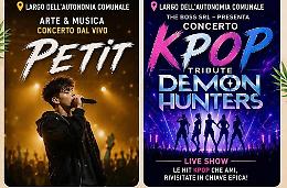 Da Petit al fenomeno K-Pop: Priolo si accende con due grandi appuntamenti il 17 e il 22 agosto