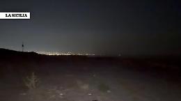 Tempesta di fulmini sopra Catania, lo spettacolo fra le nuvole visto da Vaccarizzo 