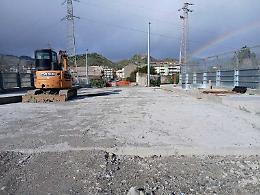 Calatabiano, ultime rifiniture prima della riapertura della Sp 127 