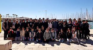 Pozzallo, gli studenti dell'istituto Amore alla scoperta del porto turistico di Marina di Ragusa