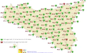A Lentini toccati i 45,9&deg;C: &egrave; stata la citt&agrave; pi&ugrave; calda della Sicilia
