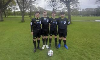 Quattro giovani arbitri della sezione Aia di Ragusa in Danimarca