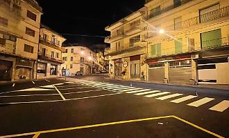 Ragusa, lavori notturni nello slargo di via Benedetto Croce