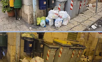 Ragusa, spazzatura a iosa in via Garibaldi all'angolo con corso Italia: residenti esasperatiL