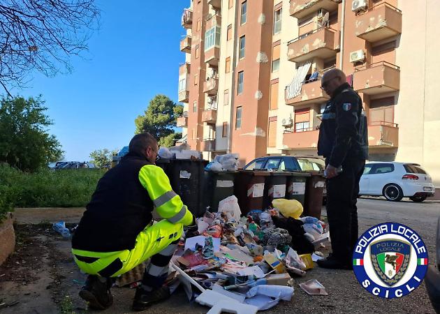 Differenziata a Scicli, controlli a tutto campo