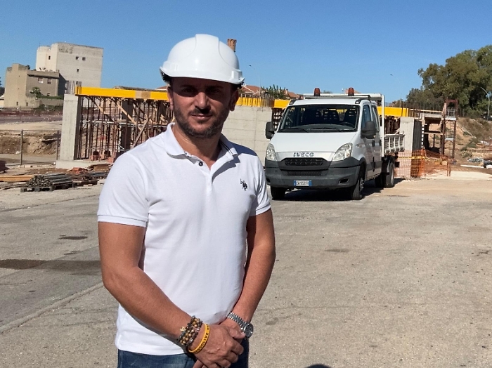 Vittoria, sopralluogo al cantiere della nuova scuola dell'infanzia