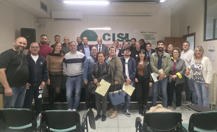 Ragusa, corso di formazione della Fisascat Cisl per Rsa e dirigenti sindacali