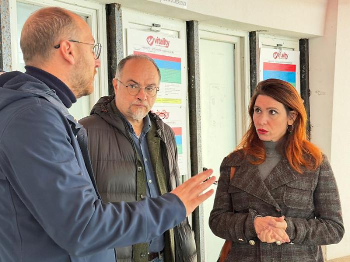 Modica e la piscina comunale, sopralluogo dell'on. Campo