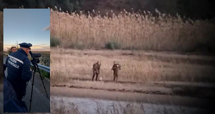 Blitz nelle zone umide: fermati cacciatori nel pantano del San Leonardo