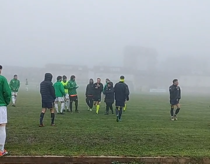 Troppa nebbia: Enna-CastrumFavara non si pu&ograve; giocare