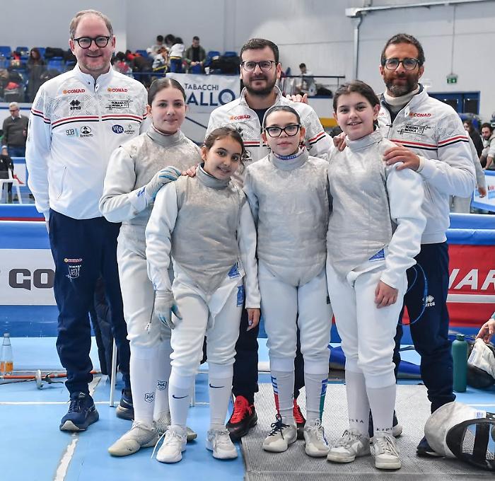 La Scherma Modica si conferma tra le migliori otto squadre d'Italia