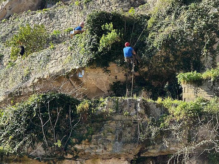 Ragusa, l'edilizia acrobatica sui costoni di largo San Paolo