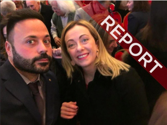 Report: &laquo;Selfie di Giorgia Meloni con referente del clan Senese&raquo;. La premier: &laquo;Solo fango, mio impegno contro mafie cristallino&raquo;