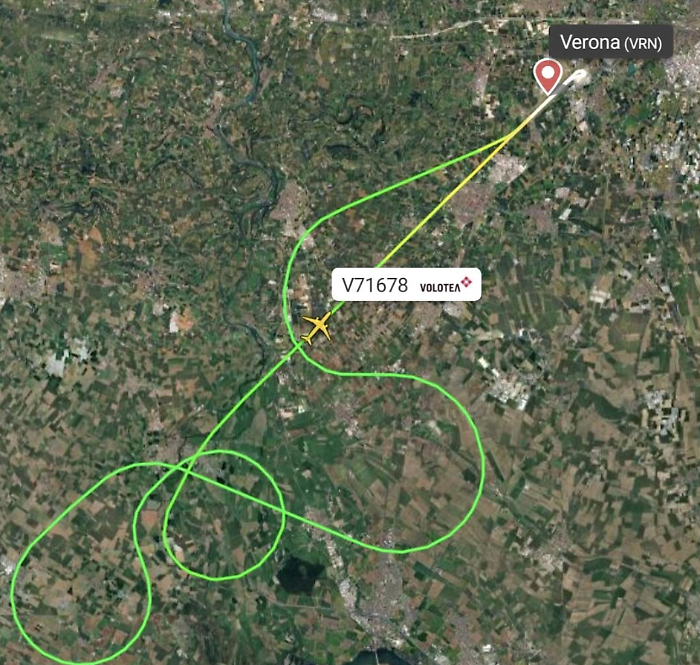 Momenti di tensione in cielo: volo diretto a Comiso costretto a rientrare a Verona