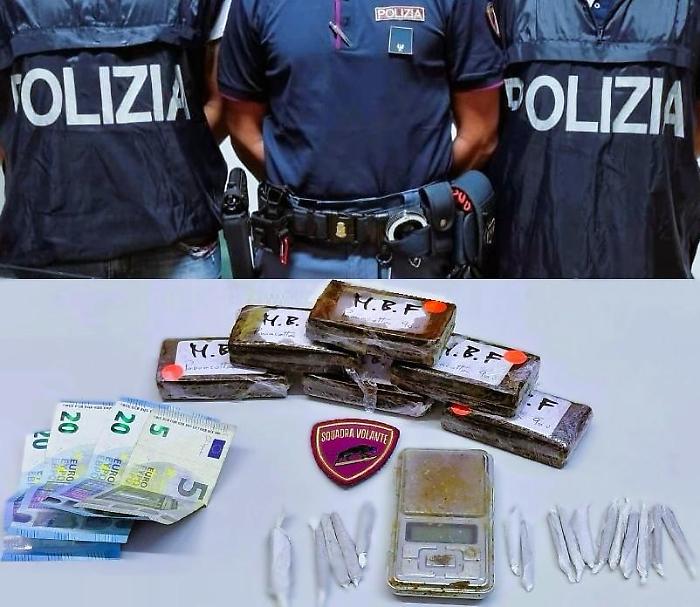 Hashish in casa e in tasca: arrestato a Caltanissetta 20enne, ai domiciliari con braccialetto elettronico