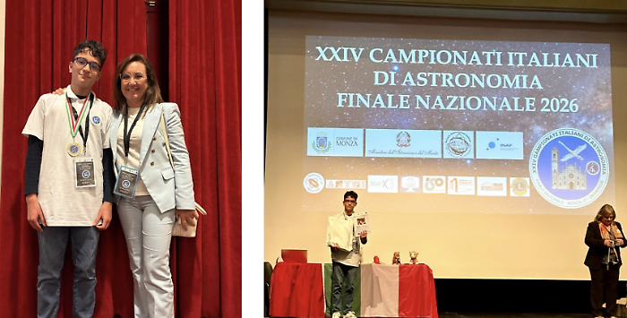 Comiso, traguardo straordinario per lo studente Filippo Barone che vince la medaglia Margherita Hack