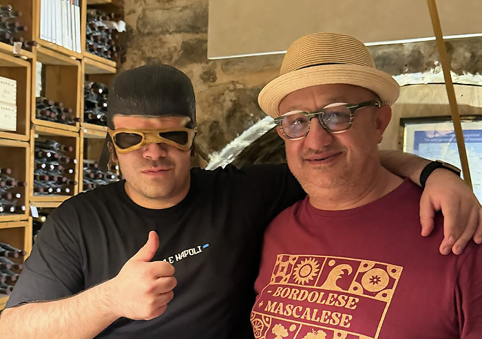 Tony Pitony a cena da Ciccio Sultano: e diventa subito ArrusTony