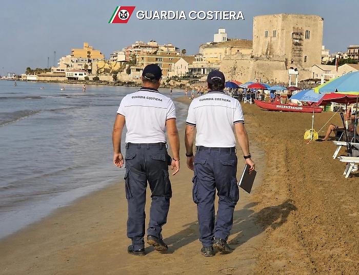 Ferragosto sicuro in provincia di Ragusa, Guardia costiera in campo